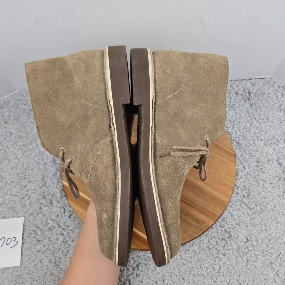 Clarks Men 10M Bushacre 2 Brown Suede Casual Daily Lifestyle Desert Chukka Boot